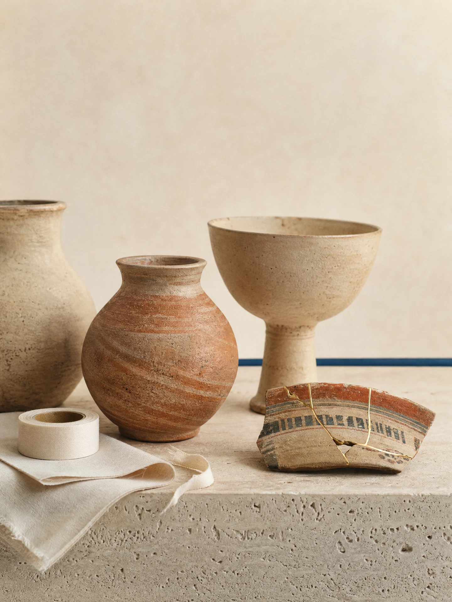 Conserved ceramic object